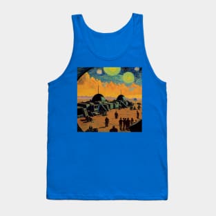 Starry Night in Mos Eisley Tatooine Tank Top